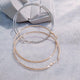 Trendy Large Hoop Earrings - Ctoox