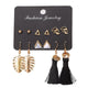 Geometric Tassel Dangle Earrings - Ctoox