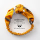Fabric Cross Knotted Bow Chiffon Floral Hair Band