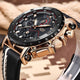 Big Dial Military Quartz Leather Watch - Ctoox