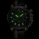 Big Dial Military Quartz Leather Watch - Ctoox
