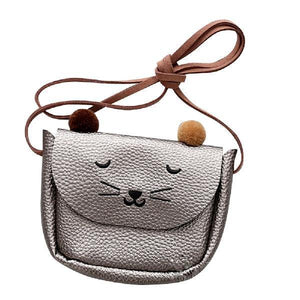 Children Shoulder Mini Cat Ear Messenger Bag - Ctoox