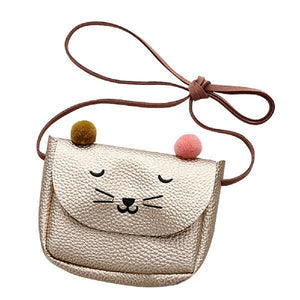 Children Shoulder Mini Cat Ear Messenger Bag - Ctoox