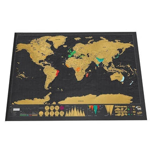 Scratch Off World Travel Map - Ctoox