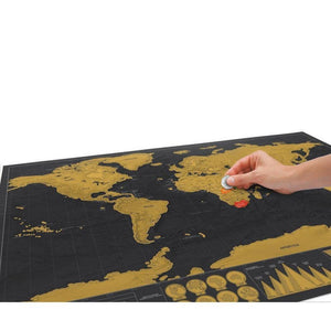 Scratch Off World Travel Map - Ctoox