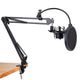 NB-35 Microphone Scissor Arm Stand and Table Mounting - Ctoox