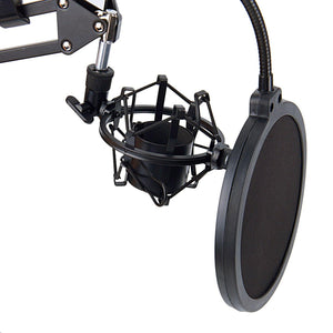 NB-35 Microphone Scissor Arm Stand and Table Mounting - Ctoox
