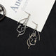 Punk Human Face Drop Earrings - Ctoox