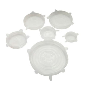 Reusable silicon stretch lids 6pcs - Ctoox