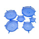 Reusable silicon stretch lids 6pcs - Ctoox