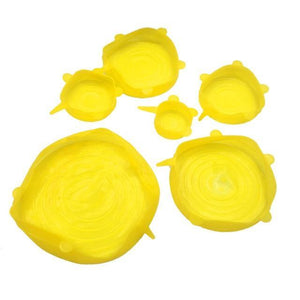 Reusable silicon stretch lids 6pcs - Ctoox