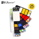 Superior 18/25/33/42 Solid Watercolor Paint Set With Water Brush - Ctoox