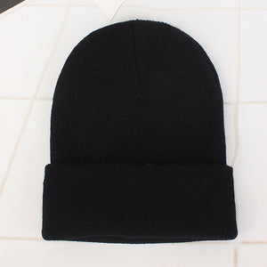 New Beanies Knitted Solid Cute Hat for Girls