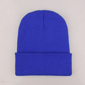 New Beanies Knitted Solid Cute Hat for Girls