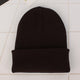 New Beanies Knitted Solid Cute Hat for Girls
