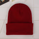 New Beanies Knitted Solid Cute Hat for Girls
