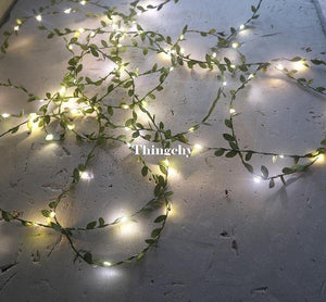 Tiny leaves garland fairy light - Ctoox