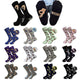 Men Unisex Winter Knitted Mid-Calf Long Crew Socks - Ctoox