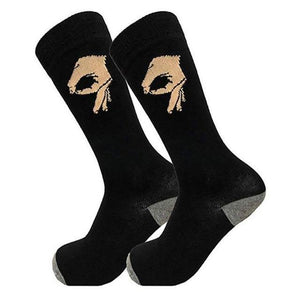 Men Unisex Winter Knitted Mid-Calf Long Crew Socks - Ctoox