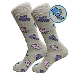 Men Unisex Winter Knitted Mid-Calf Long Crew Socks - Ctoox