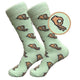 Men Unisex Winter Knitted Mid-Calf Long Crew Socks - Ctoox