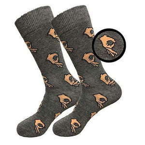 Men Unisex Winter Knitted Mid-Calf Long Crew Socks - Ctoox