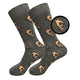 Men Unisex Winter Knitted Mid-Calf Long Crew Socks - Ctoox