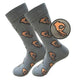 Men Unisex Winter Knitted Mid-Calf Long Crew Socks - Ctoox