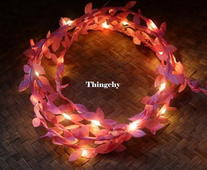 Tiny leaves garland fairy light - Ctoox