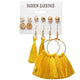 Geometric Tassel Dangle Earrings - Ctoox