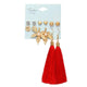 Geometric Tassel Dangle Earrings - Ctoox
