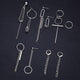 Korean Geometric Long Tassel Stud Earrings - Ctoox