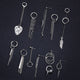 Korean Geometric Long Tassel Stud Earrings - Ctoox