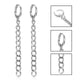 Korean Geometric Long Tassel Stud Earrings - Ctoox