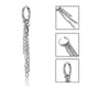 Korean Geometric Long Tassel Stud Earrings - Ctoox