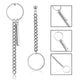 Korean Geometric Long Tassel Stud Earrings - Ctoox