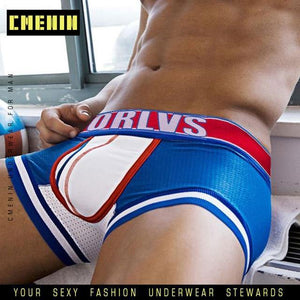 Men Mesh Shorts plus size Solid Men's Clothing boxers - Ctoox