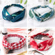 Women  Headband Vintage Cross Knot Elastic