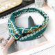 Women  Headband Vintage Cross Knot Elastic