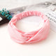 Women  Headband Vintage Cross Knot Elastic
