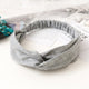 Women  Headband Vintage Cross Knot Elastic
