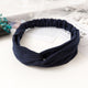 Women  Headband Vintage Cross Knot Elastic