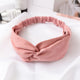 Women  Headband Vintage Cross Knot Elastic