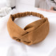 Women  Headband Vintage Cross Knot Elastic