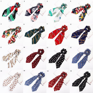 Ponytail Scarf Elastic Hair Rope for Women