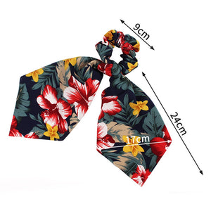 Ponytail Scarf Elastic Hair Rope for Women