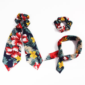 Ponytail Scarf Elastic Hair Rope for Women