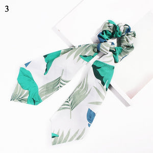 Ponytail Scarf Elastic Hair Rope for Women