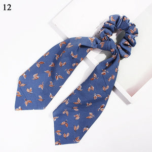 Ponytail Scarf Elastic Hair Rope for Women