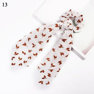 Ponytail Scarf Elastic Hair Rope for Women